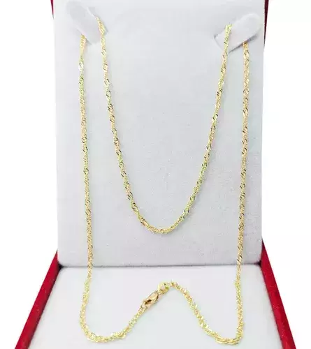 Collar Cadena Oro 18k Singapur 55cm 3.9 Gramos C415 - comprar online