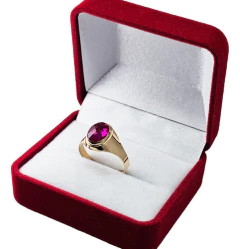 Anillo Unisex Oro 18k Con Piedra C396 - comprar online