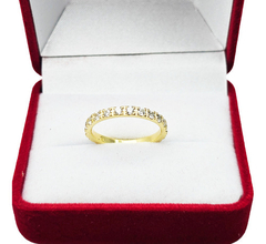 Anillo Oro 18k Con Piedras Cubic C1223 - comprar online