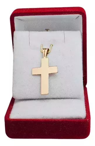 Cruz Oro 18k Rose 1.4 Gr 16x30 Mm C1482 - comprar online