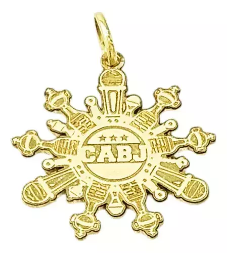 Dije Oro 18k Boca Juniors Copas Internacionales C1653 - comprar online