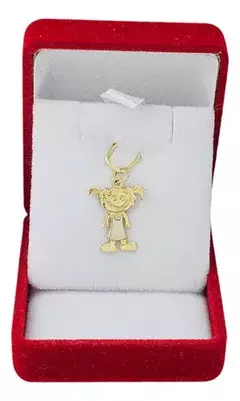Dije Nena Sonrisa Sonriendo Oro 18k Bicolor C675 - comprar online