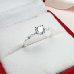 Anillo Cintillo Plata 925 Boda Compromiso Cintillo Z18 - comprar online