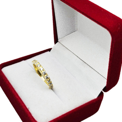 Anillo Oro 18k Con Piedras Cubic C1223 en internet