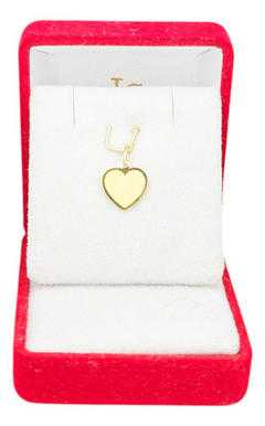 Dije Oro 18k Corazón Grabable 10x12 Mm 0.2 Gramo C1510 - comprar online