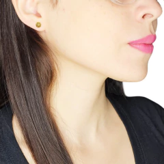 Aros Facetados Oro 18 Kts 0,8 Gr C/rosca 6mm C145