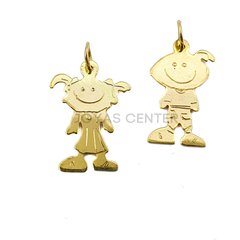 Conjunto Cadena Con Dije Nene o Nena - Oro 18Kts 1,6Gr en internet