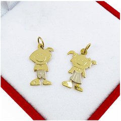 Dije Unidad Oro 18k Nena Sonrisas 0.9 Gr