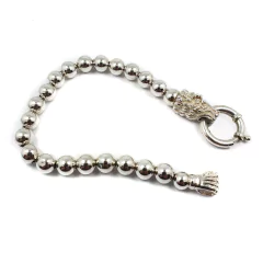 Pulsera De Plata 925 Modelo Shen Long Cierre Marinero - Joyas Center