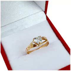 Cintillo Corazón Oro 18Kts - comprar online