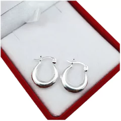 Aros Plata 925 Inflados 5 Mm Cierre Italiano Lisos 1.4 Gr - - comprar online