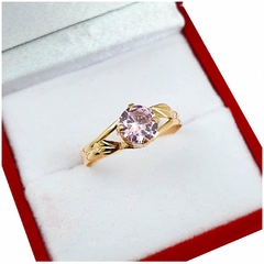 Anillo De Oro 18k Cintillo Compromiso Casamiento Dama 2Grs - tienda online