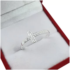 Anillo Plata 925 Modelo Cruz Italiano Ai2 Cubic - - comprar online