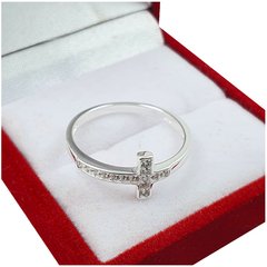 Anillo Plata 925 Modelo Cruz Italiano Ai2 Cubic - - Joyas Center