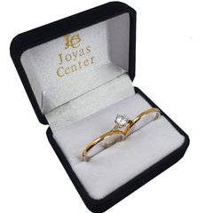 ALIANZAS PLATA 925 Y ORO 18K ROSE MODELO M2D2R CON CINTILLO DE PLATA Y ORO Y GRABADO DE CADA ALIANZA - comprar online
