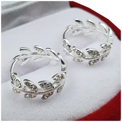 Aros Plata 925 14mm 2,8 Gr Piedras Importados A50 en internet