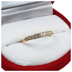 Anillo Oro 18k Medio Sin Fin 1,7 Gramos