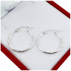 Aros Plata 925 18mm 1,4 Gr Cierre Italiano A240 -