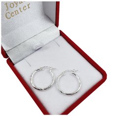 Aros Plata 925 15mm 1,5 Gr Cierre Italiano A245 - - comprar online