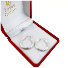 Aros Plata 925 Cierre Italiano Joyas Argollas A300 - 2,7Grs - - comprar online