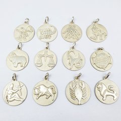Dije Signos Zodiaco Horoscopo Leo Plata 925 - - Joyas Center
