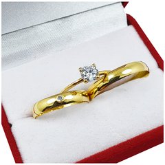 Alianzas Oro 18k 4 Grs El Par Anillo Casamiento Cintillo de Oro 18k