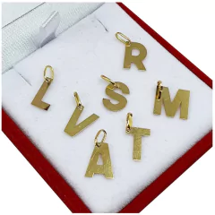 Inicial De Oro 18kts 0,5 Grs