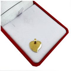 Cadena con dije corazón - oro 18k - 1,6Grs
