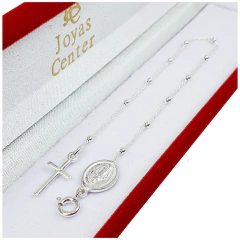 Pulsera Denario Religiosa Plata 925 Medalla Milagrosa Cruz PD75 - 2,4Grs - - comprar online