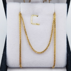 Cadena Modelo Espiga Oro 18k 2,7 Grs Con Estuche Pana