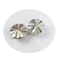 Aros Facetados De Plata 925 Modelo Exclusivo 10mm -
