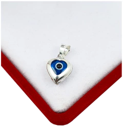 Conjunto Cadena Y Dije Ojo Turco Plata 925 Mujer Amuleto - 2Grs - - Joyas Center