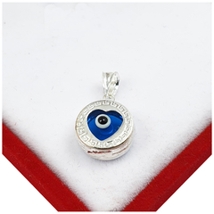 Dije Ojo Turco Plata 925 Mujer Amuleto Suerte Protector 1,4Gr - - comprar online