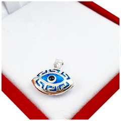 Dije Ojo Turco Plata 925 Mujer Amuleto Suerte 1,4Grs - comprar online