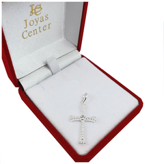 Dije Cruz 925 Mujer Amor Con Piedras Elegante - 2Gr - - comprar online
