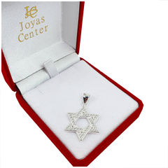 Dije Estrella De David 925 Mujer Amor Con Piedras Elegante - 3Gr - comprar online
