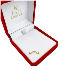 Piercing Oro 18k Para Ceja Unisex O.7g - comprar online