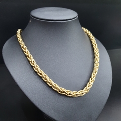 Cadena Oro 18kts Gruesa Pomerato Espiga 82,4 Gramos - comprar online