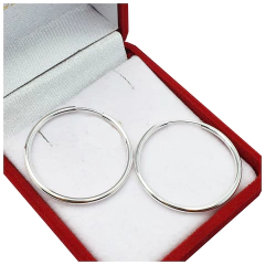 Aros Plata 925 30mm Cubanos Argollas Resistentes - - comprar online