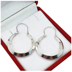 Aros Plata 925 Argollas Criollos Regalo 25mm -