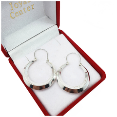 Aros Plata 925 Argollas Criollos Regalo 25mm - - comprar online