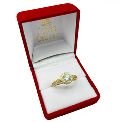 Cintillo Anillo Oro 18kts 3,4 Grs - Joyas Center
