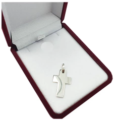 Dije Cruz Plata 925 Religiosa Garantia Hombre Mujer CR351 - - comprar online