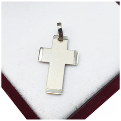 Dije Cruz Plata 925 Religiosa Garantia Hombre Mujer CR356 -