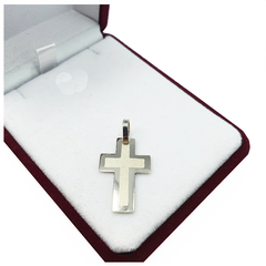Dije Cruz Plata 925 Religiosa Garantia Hombre Mujer CR357 - - comprar online