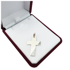 Dije Cruz Plata 925 Religiosa Garantia Hombre Mujer CR570 - en internet