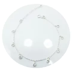 Pulsera Plata 925 Dije Diamante Susano 2,8gr - en internet