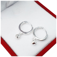 Aros De Plata 925 10 Mm Cubanos Argollas Susanito 2,5Gr -