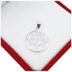 Dije Arbol De La Vida 925 Mujer Amor Con Piedras Elegante -