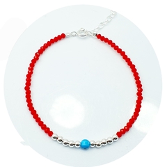 Pulsera De Plata 925 Italiana Importada Con Ojos De Horus 2Gr - - comprar online